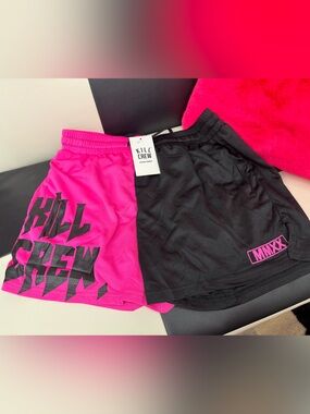 Kill Crew Muay Thai shorts in pink and black. NWT size 3X